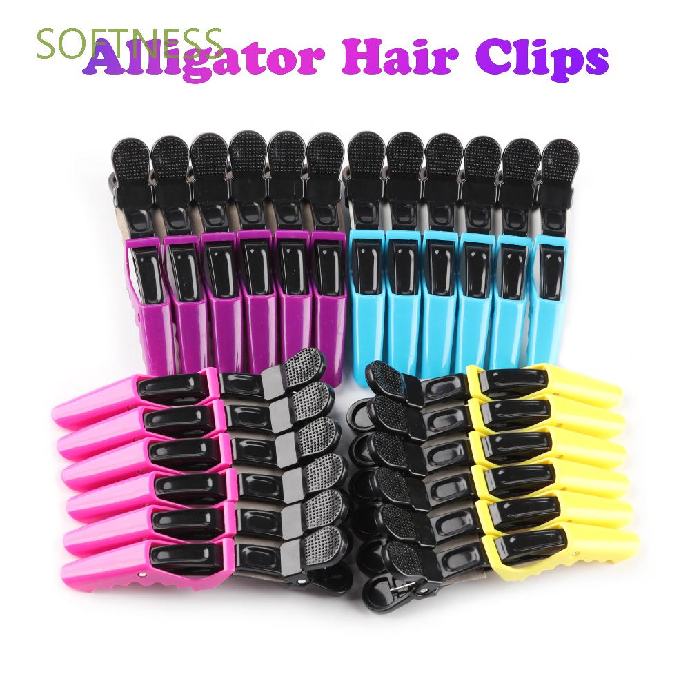 SOFTNESS Men/Women Alligator Hair Clips Professional Hairpins Hair