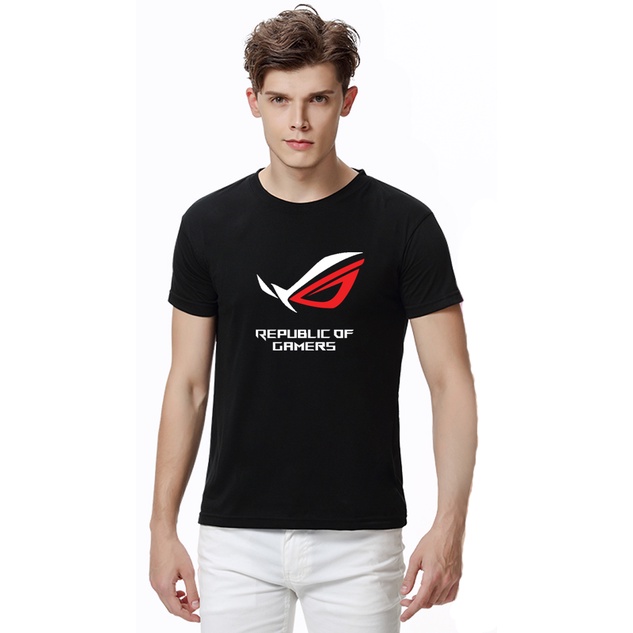 เสื้อยืดโลโก้ ROG Republic Of Gamers