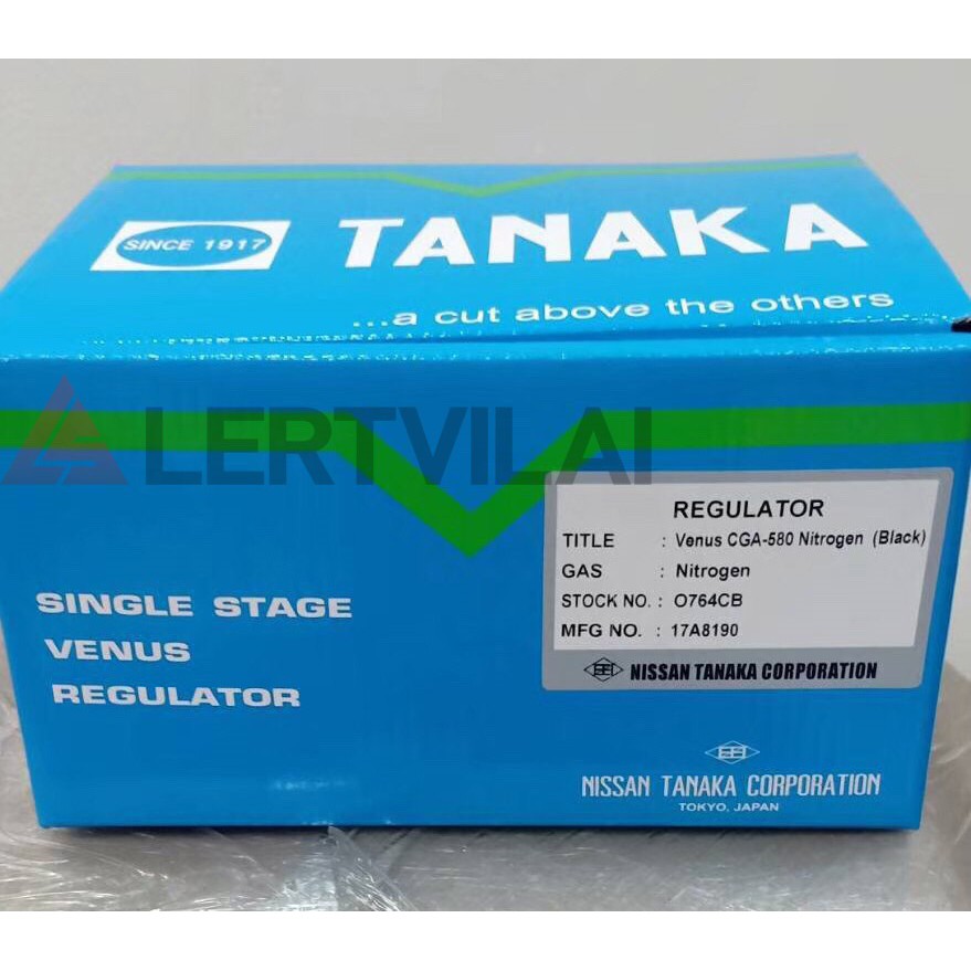 TANAKA Regulator เกจ์ ไนโตรเจน TANAKA VENUS VR580 CGA - รูปที่ 2