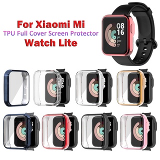 【พร้อมส่ง】เคสหน้าจอ Tpu ป้องกันรอยสําหรับ Xiaomi Mi Watch Lite Redmi
