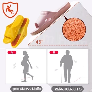 🎊พร้อมส่ง🎊รองเท้าแตะกันลื่น กันตก ความเรียบง่ายในฤดูร้อน สําหรับผู้หญิง และผู้ชาย