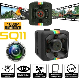 กล้องมินิ SQ11 แบบพกพา 1080 จุด HD Night Vision กล้องอินฟราเรดกีฬา DV คอมพิวเตอร์กล้องกล้อง