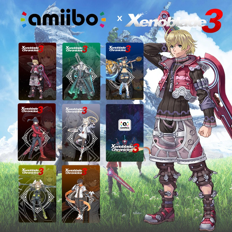 7 in 1 Xenoblade Chronicles 3 การ์ด NFC Mini NFC