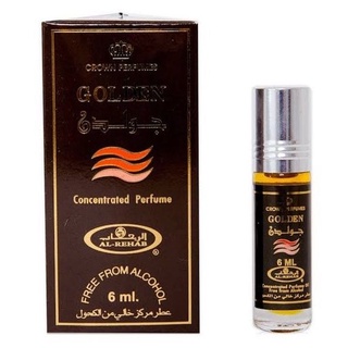 น้ำหอมอาหรับ Al Rehab Perfume Oil Golden by Al Rehab 6ml น้ำหอม​ออยล์​ น้ำหอมแท้ น้ำหอมยัวเพศ