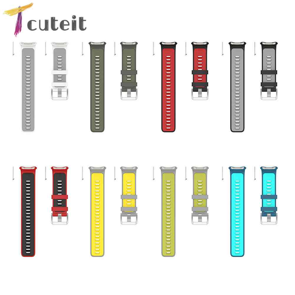 Tcuteit สายนาฬิกาข้อมือซิลิโคน แบบเปลี่ยน สําหรับ Polar Vantage V2 Sport Watch Band