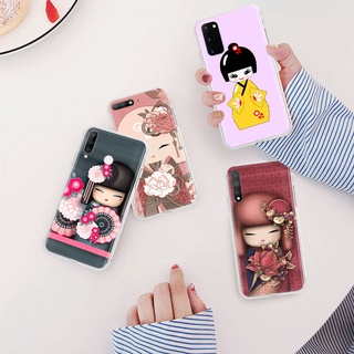 Ml-142 เคสโทรศัพท์มือถือนิ่ม แบบใส ลายตุ๊กตาโคเคชิญี่ปุ่น สําหรับ VIVO Y22s Y16 Y02S Y02 Y01 V25 V25E X80 Pro