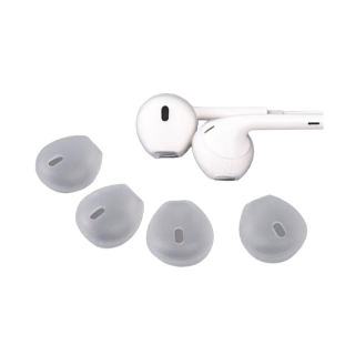 โปรโมชั่น : ซิลิโคนหุ้มหูฟัง แบบนิ่ม สำหรับ iPhone Airpods และอื่น ๆ 1 คู่