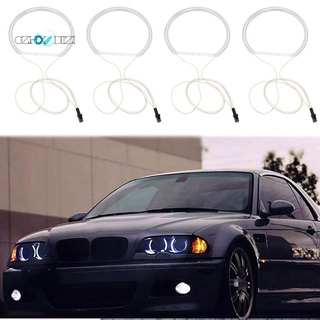 ชุดไฟหน้ารถยนต์ LED CCFL DRL สีขาว สําหรับ BMW E36 E46 E39 E38 4 ชิ้น