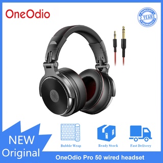 Oneodio Pro-50 หูฟัง Hifi Dj แบบมีสาย 50 มม. พร้อมไมโครโฟน มอนิเตอร์เพลง Hi-Fi