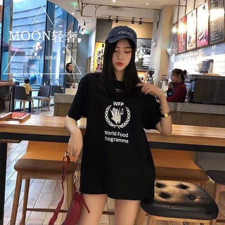 พร้อมส่ง Balenciaga ใหม่ เสื้อยืดลําลอง แขนสั้น คอกลม พิมพ์ลาย Charity World Food สไตล์คลาสสิก สําหรับผู้ชาย ผู้หญิง