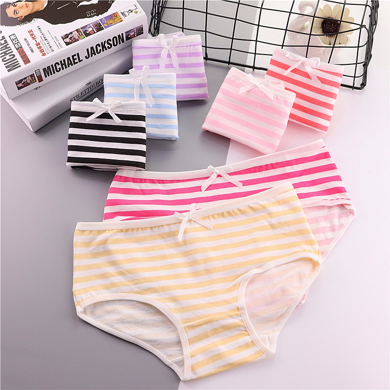 L&L กกน ผ้าฝ้าย กางเกงในเด็กหญิง น่ารักใส่สบาย กางเกงในผู้หญิง กกนหญิง Freesize (M-L) 501