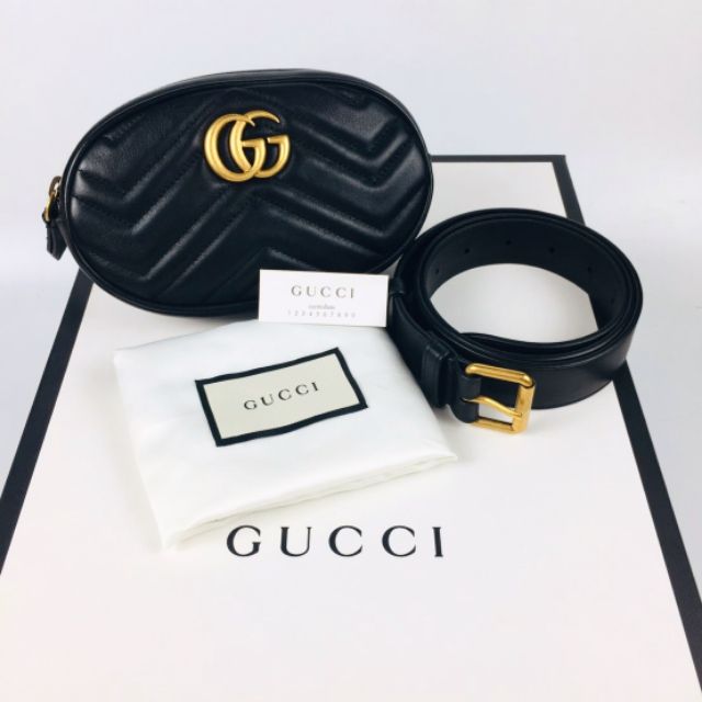 Gucci GG marmont belt bag Size 85