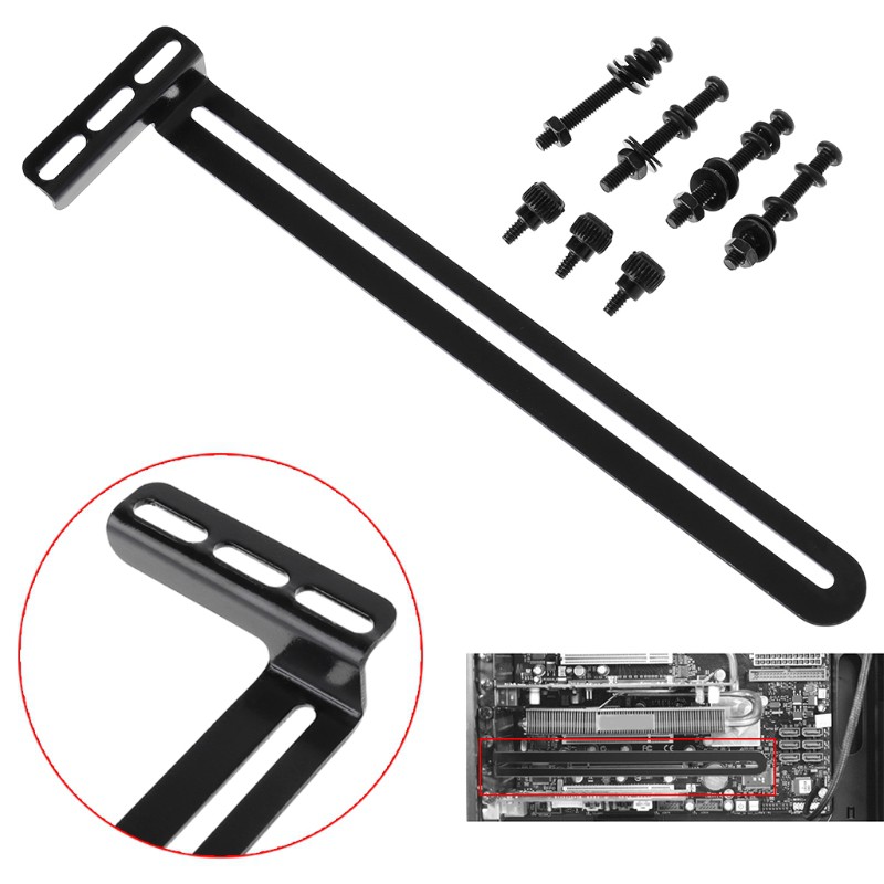 ❤ ❤ for PCI side-blown Graphics Card Cooling Fan Mount Bracket Holder Universal