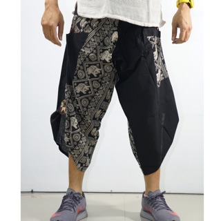 Samurai Pants กางเกงซามูไรเอวยางยืด