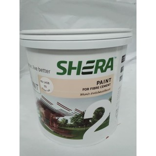 SHERA paint [ชนิดโปร่งแสง] สีไฟเบอร์ สีเชอร่า สีย้อมไม้