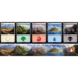 MTG Basic Land Card การ์ดแลนด์ คละรุ่น สามารถเลือกสีได้