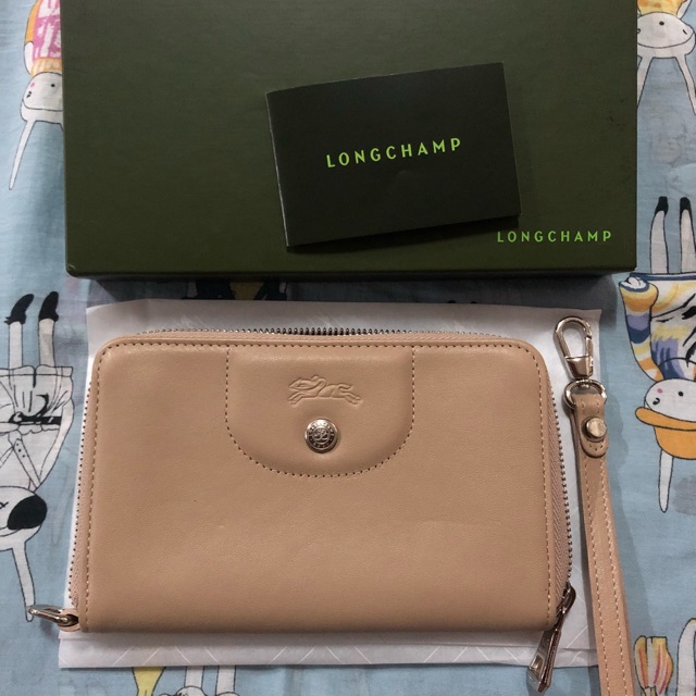 Longchamp Le Pliage Cuir compact wallet