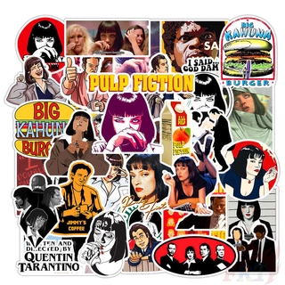 ❉ Pulp Fiction - Quentin Tarantino Classical Movie สติ๊กเกอร์ ❉ 50Pcs/Set Vincent Vega Mia Wallace DIY Fashion Luggage Laptop Skateboard Doodle Decals สติ๊กเกอร์