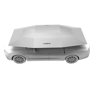 อุปกรณ์ตกแต่งรถยนต์ ร่มรถยนต์ AUTO LANMODO 3.5x2.1 ม. สีเทา ประดับยนต์ เครื่องมือช่าง ฮาร์ดแวร์ CAR TENT AUTO LANMODO 3.