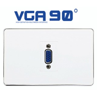 MA_เต้ารับ Wall Plate VGA(90 องศา) รุ่น WP-VGA90-W