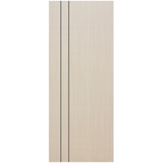 ประตูUPVC ภายใน เซาะร่องเทา ECO-DOOR UC4-2L 80X200CM ครีม (แบบไม่เจาะลูกบิด) (1 ชิ้น/คำสั่งซื้อ)