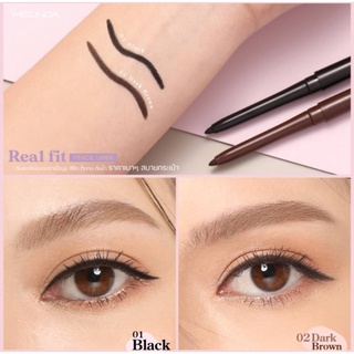 #Mei Linda 🎀🎀Real Fit Pencil Liner #MC3112 x 1 ชิ้น  เมลินดา เรียล ฟิต เพนซิล อายไลเนอร์ ดินสอเขียนขอบตา x 1 ชิ้น