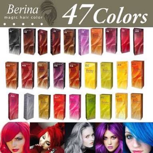 Berina สีย้อมผมเบอริน่า ของแท้ 100%