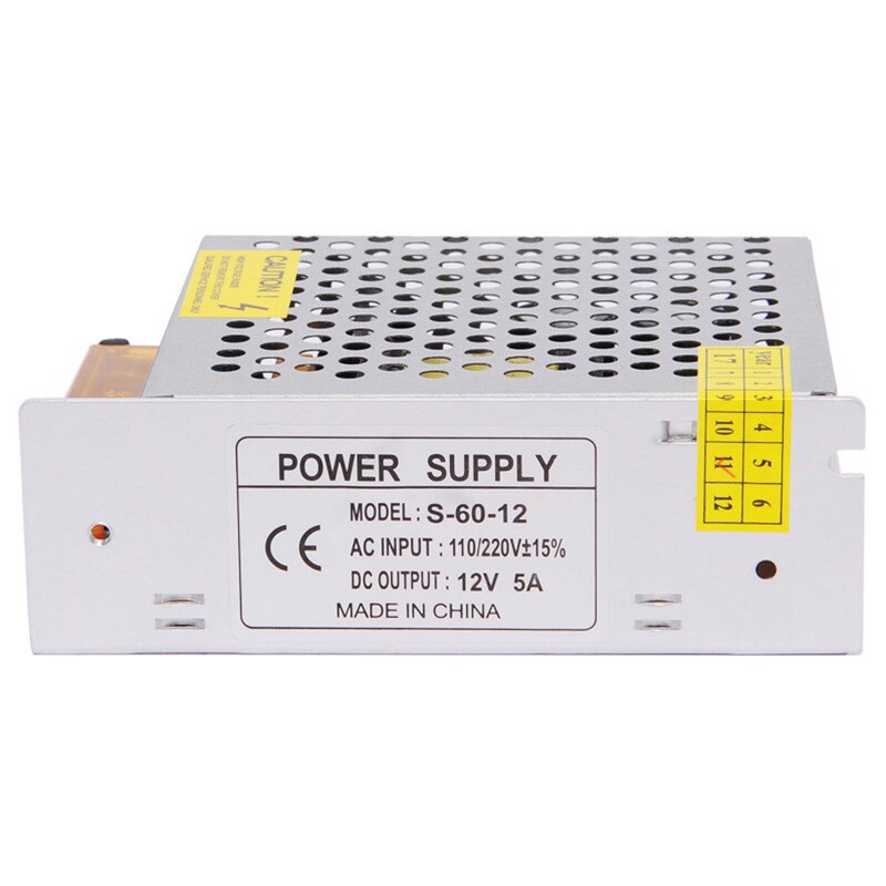 Electric สวิทชิ่ง เพาวเวอร์ ซัพพลาย Switching Power Supply 12V 5A 60W