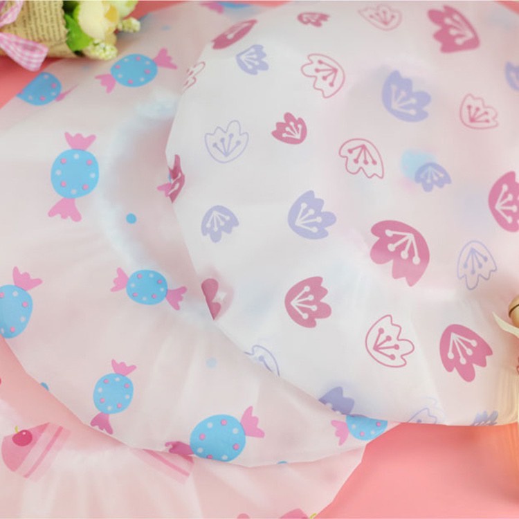 หมวกคลุมผมอาบน้ำ หมวกอาบน้ำ ลายการ์ตูนน่ารัก คละลาย คละสี