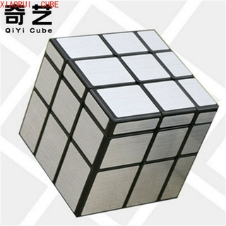 QIYI 3x3x3 Mirror Surface Magic Cube Irregular Asymmetric Twist Puzzle Sliver