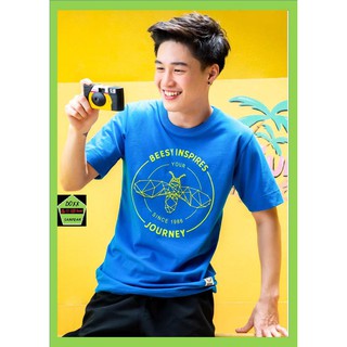 Beesy เสื้อคอกลม ชาย หญิง รุ่น Universe สีฟ้า