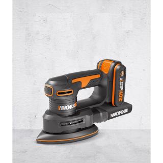 เครื่องขัดไม้ เครื่องไสไม้ WORX WX822 18V (20V Max) Cordless Detail Sander