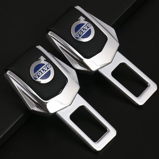 เข็มขัดนิรภัยรถยนต์หัวเข็มขัดนิรภัยรถยนต์ VOLVO Car seat belt buckle S60 S90 XC40 XC60 XC90 Car Seat belt clip 2pcs