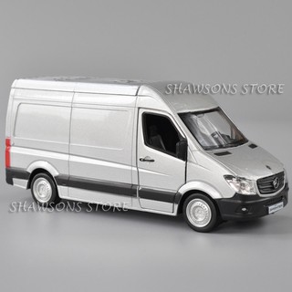 โมเดลรถตู้ รถตู้ รถมินิบัส โลหะ สเกล 1:38 Scale Diecast Metal Sprinter Van Minibus