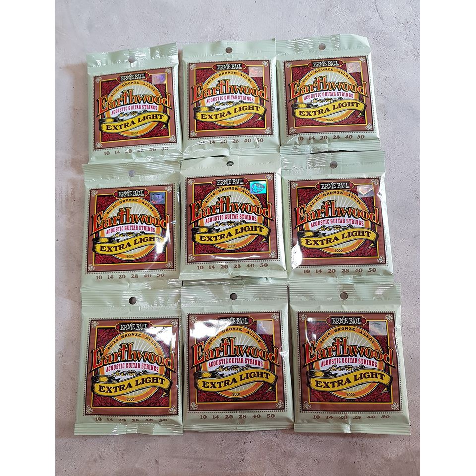 สายกีตาร์โปร่ง Ernie Ball Earthwood เบอร์10 +