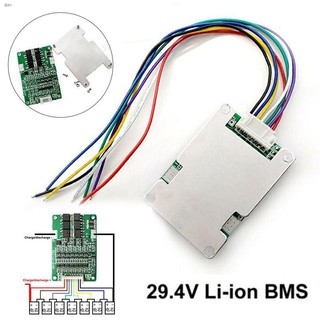 ใหม่ 7 S 29 . 4 V Bms แผ่นบอร์ดป้องกันพร้อม Balance สําหรับ 18650 Li - Ion Lithium Battery