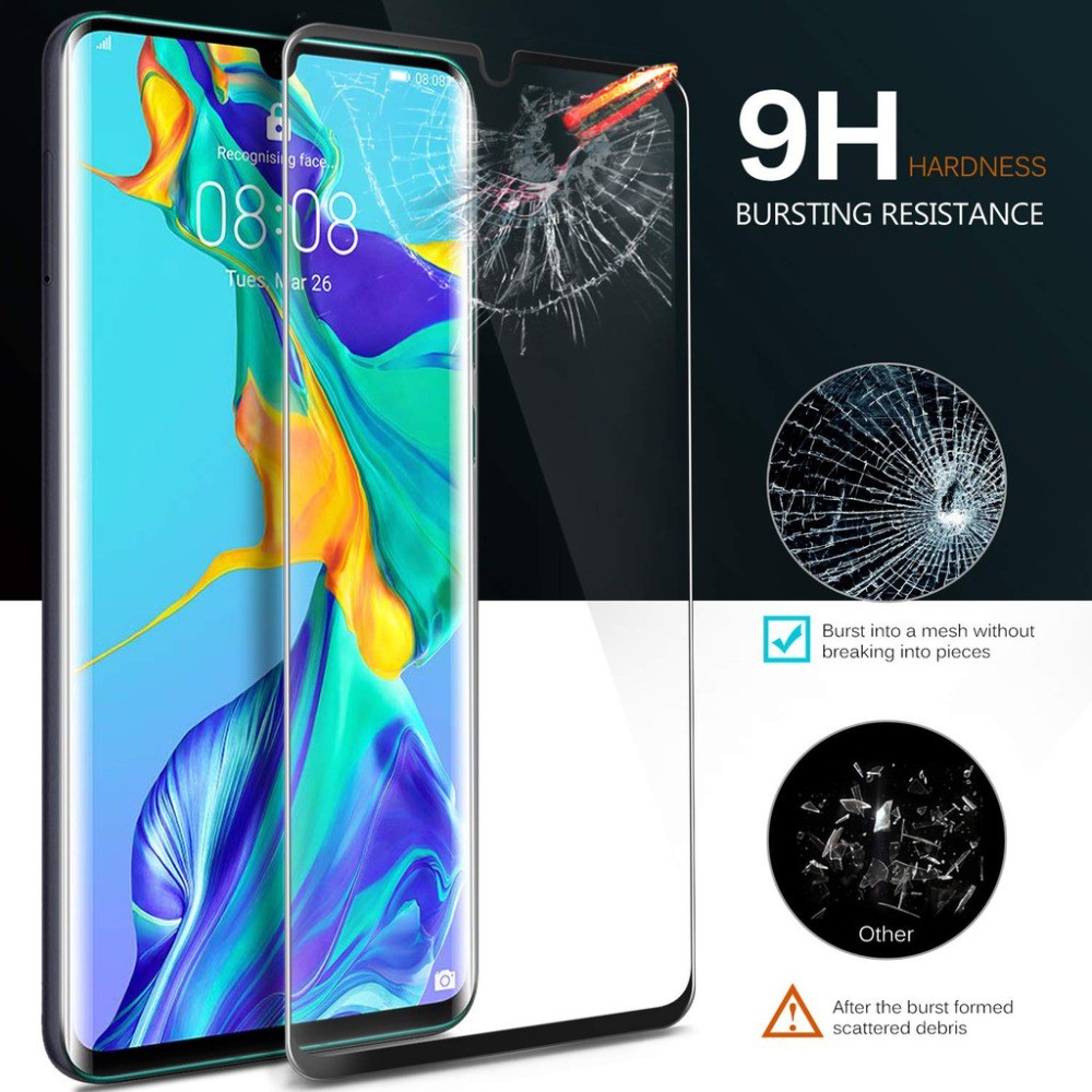 ฟิล์มกระจกแบบเต็มจอกันรอยหน้าจอสําหรับ for Huawei P50 P30 P20 P10 Pro Plus Lite P Smart Y5 Y6 Y7 Y9 Prime 2019 Full Cover Tempered Glass Screen Protector Film