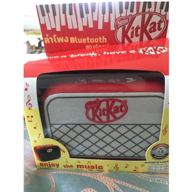 ✨🎼🖥ลำโพงบูลทูธ วินเทจ+กระเป๋า KitKat Mini Case งาน Collection 2019