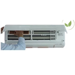 แผ่นฟอกอากาศสำหรับแอร์บ้าน แผ่นดักจับสิ่งแปลกปลอมในอากาศ Air Filter แผ่นกรองอากาศ ฝุ่น และแบคทีเรีย ขนาด 21.5 x 5 ซม.