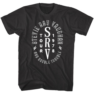 เสื้อยืด พิมพ์ลาย Stevie Ray Vaughan SRV Tour 1978 แฟชั่นสําหรับผู้ชาย