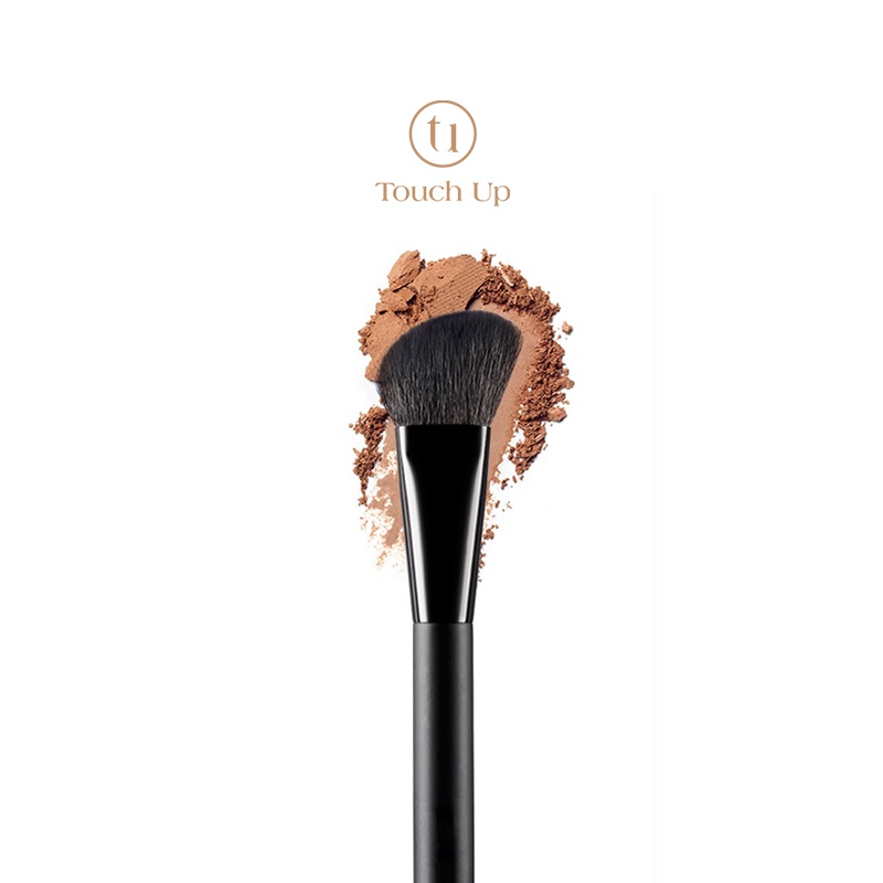 (( ขนแพะ Saikoho 100% )) แปรงคอนทัวร์/เฉดดิ้ง Touch Up เบอร์ 130  (Angled Shading Brush)