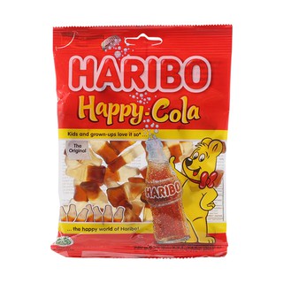 ฮาริโบ้กัมมี่กลิ่นโคล่ารูปขวด 160กรัม Haribo Gummy Cola Flavor 160 g.