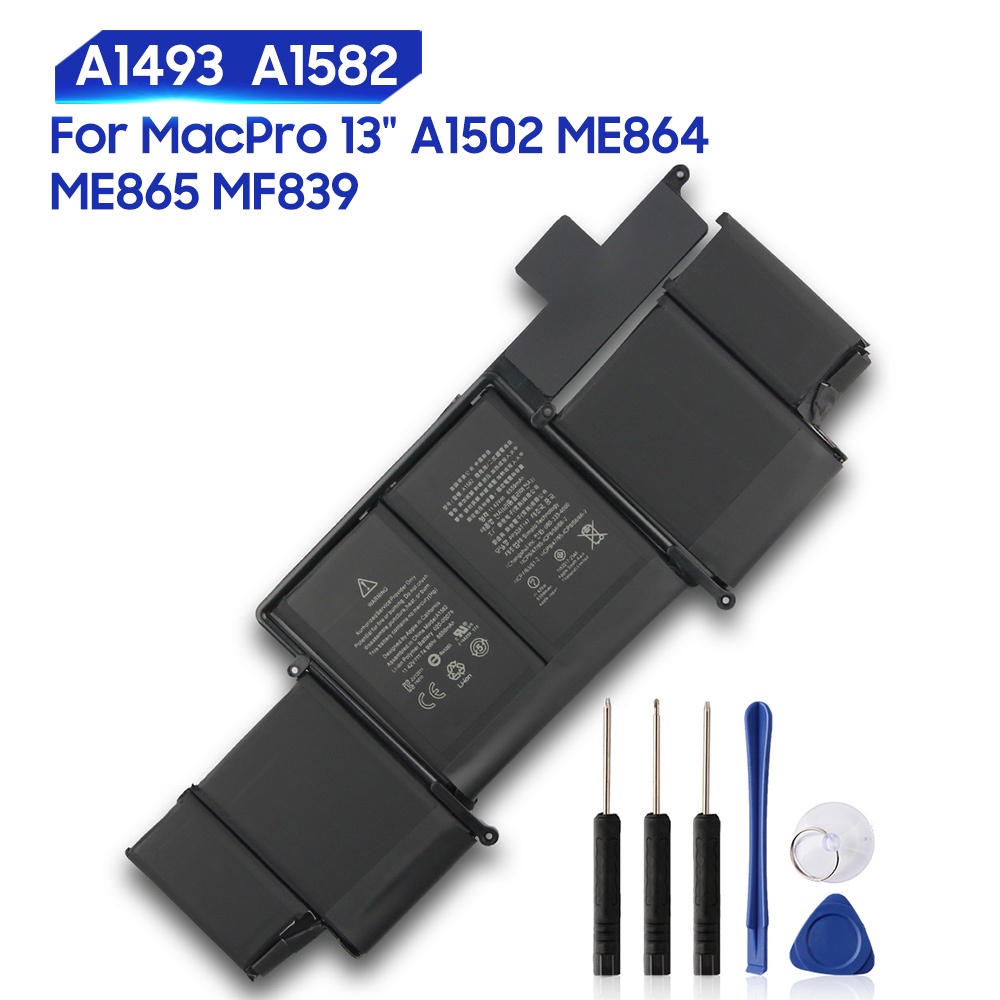 Original Replacement Battery For MacBook Pro MacPro 13" A1502 ME865 ME864 MF839 A1493 A1582 Genuine 