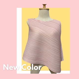 Sweet Pink Pleats Top เสื้อพลีทแขนกุดสีชมพูอ่อน