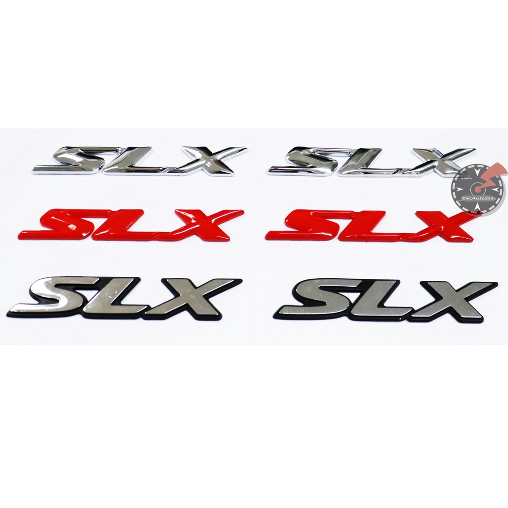 โลโก้ SLX ติดข้างประตู ISUZU D-MAX มี 3 สี ให้เลือก