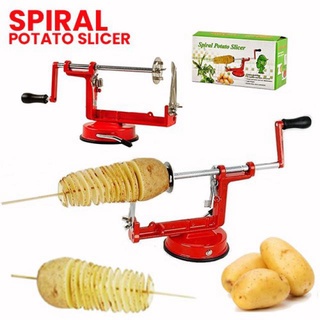 Spiral Potato Slicer เครื่อง สไลด์ บิด เกลียว มันฝรั่ง มืออาชีพ