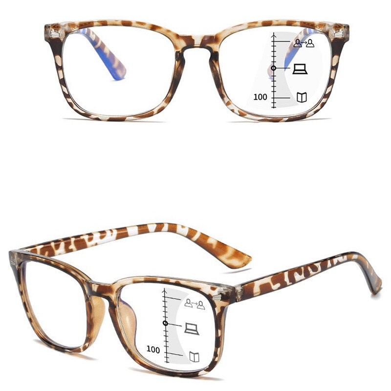 Ptq 3 in 1 แว่นตาอ่านหนังสือ ป้องกันแสงสีฟ้า ดูไกล และใกล้ชิด สําหรับผู้หญิง 2022 - รูปที่ 6