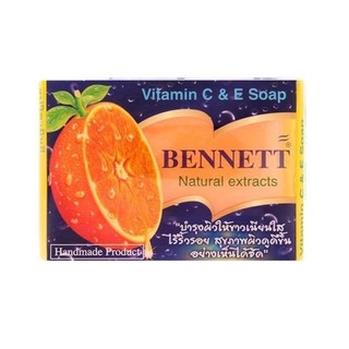 🧡Bennett narural extracts vitamin C&amp;E สบู่เบนเนท วิตามิน ซี&amp;อี