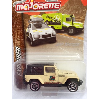 Majorette Jeep Wrangler Rubicon - Brown Color /Wheels 5HC /scale 1/60 (3 inches) Long Package