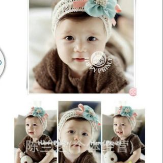 ผ้าคาดผมลายดอกไม้ น่ารักมากค่ะ